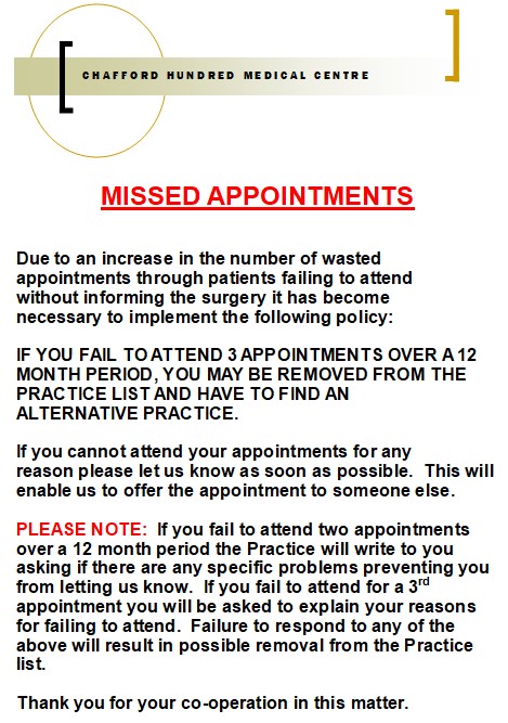 DNA - Missed Appointments DNA - Missed Appointments